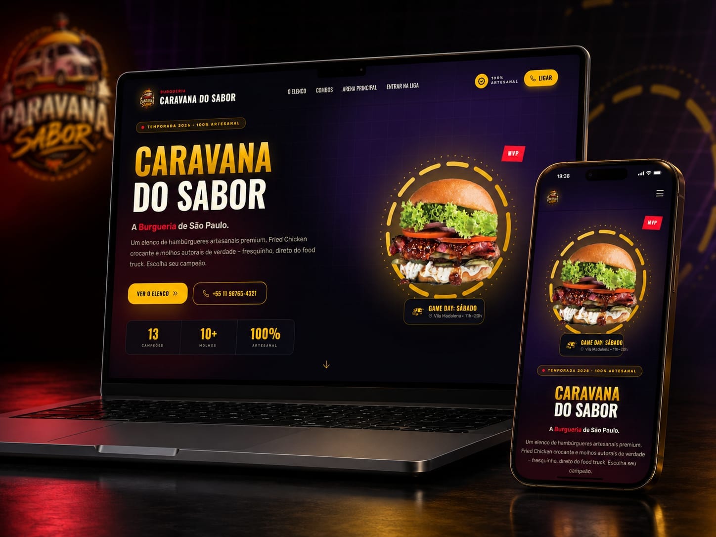 Projeto responsivo Caravana do Sabor