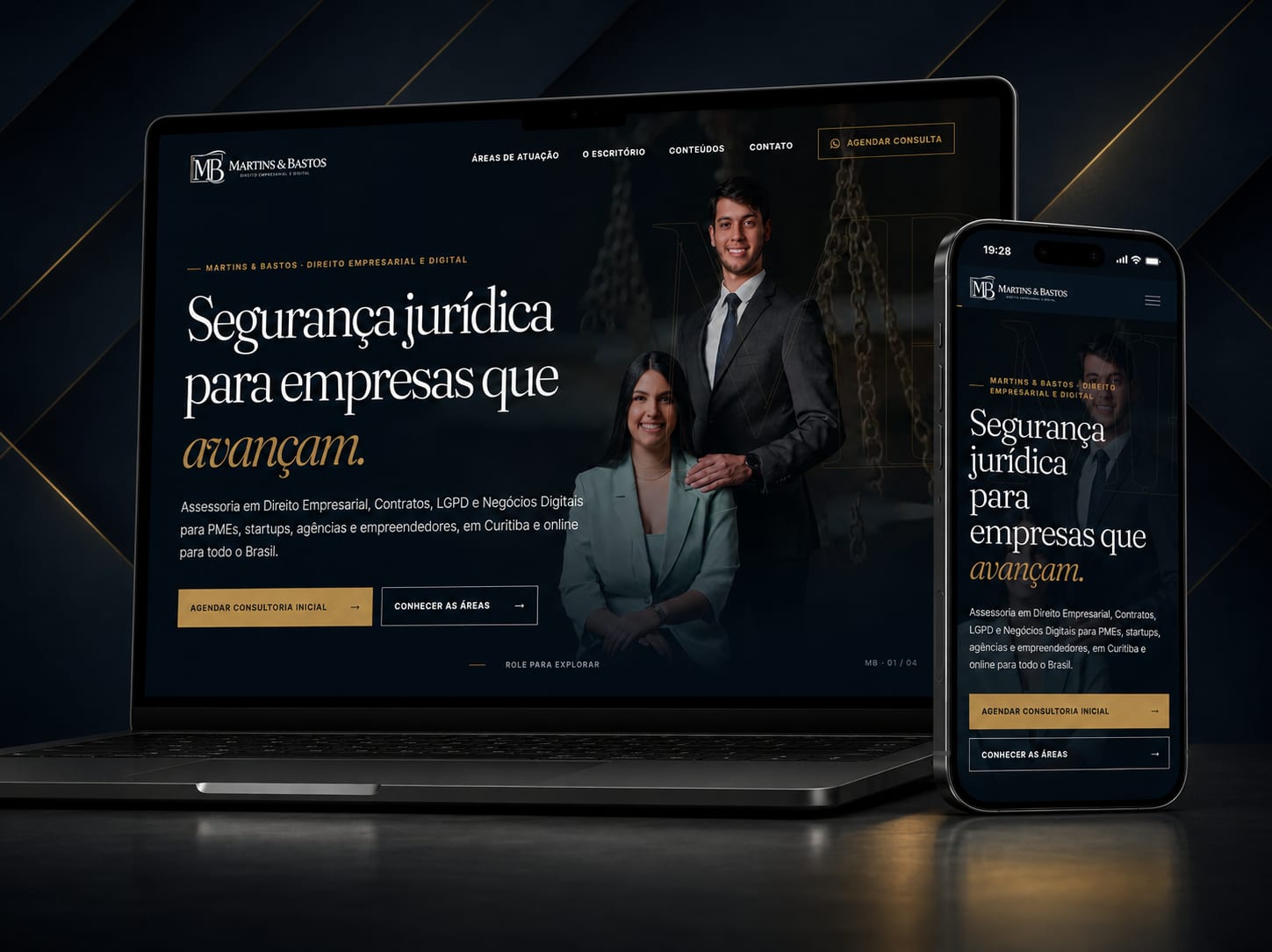 Projeto responsivo Martins & Bastos